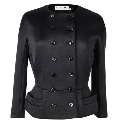 dior black jacket women|christian dior coats for women.